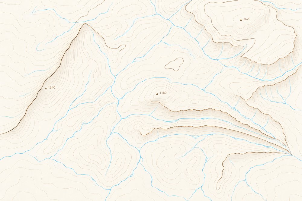 Stage 1: original topographic base map